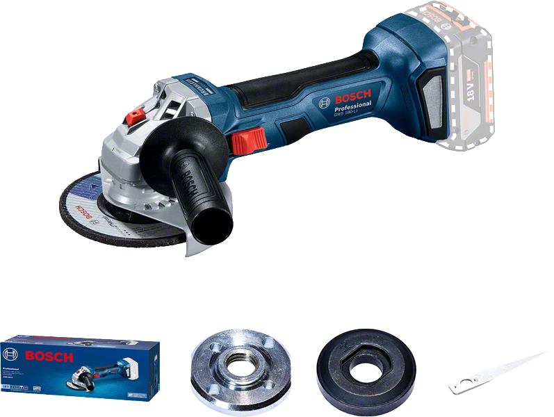 Bosch GWS 180-LI (100mm Solo) Cordless Angle Grinder