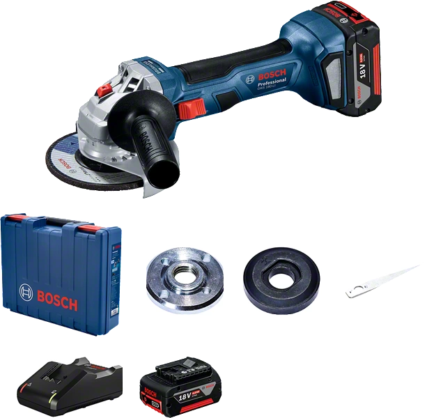 Bosch GWS 180-LI - 100mm Kit (2B+1C) Cordless Angle Grinder