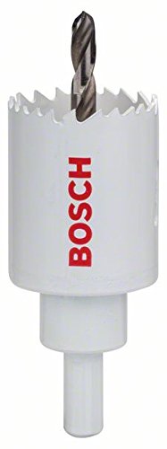 BOSCH 2609255607 HSS Bi-Metal Holesaw 38mm | Fast Cutting in Wood, Metal & Plastics | Vario Tooth for Smooth Performance | One-Piece Low-Vibration Design | Fits All Brands with Hex Connection