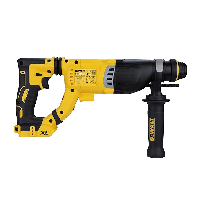 DEWALT DCH263N-XJ 28mm 18V XR Li-ion D-Handle SDS Plus Cordless Rotary Hammer with Brushless Motor -Perform and Protect Shield