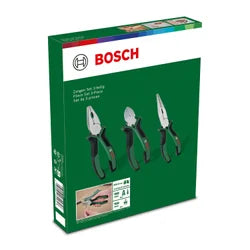 BOSCH 1600A02C0S Home and Garden 3-Piece Pliers Set