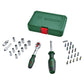 BOSCH 1600A02BY1 Home and Garden 34-Piece Socket Set - 1/4" Drive