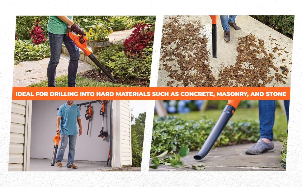 BLACK+DECKER GWC1820PCF-B1 18V Lithium-ion Cordless POWERCOMMAND™ Boost Leaf Blower, Runtime Upto 25 mins, Comes with with 1 Battery & 1 Charger, 209 km/h Blow Speed, Low Noise Design, Weight 1.7kg