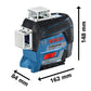 Bosch GLL 3-80 CG 540nm Laser Colour Green 3 Line Line laser