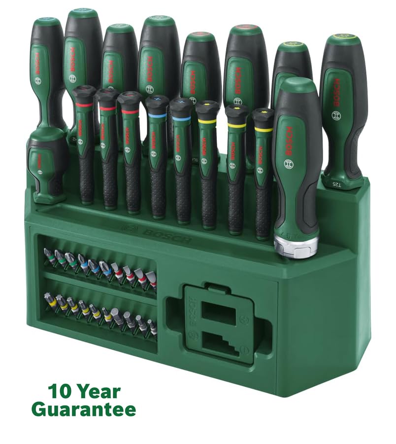Bosch 1600A02Z9L Screwdriver Set 39-Piece Mixed