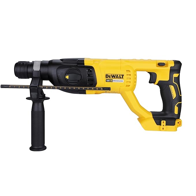 DEWALT DCH133N-XJ 18V Li-ion 26mm SDS-Plus 3-Mode 2Kg Battery Powered Cordless Hammer with Brushless Motor