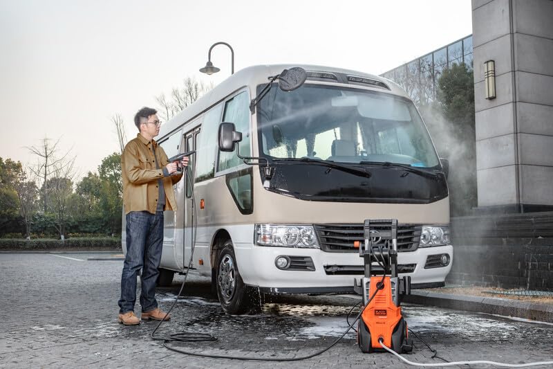 BLACK+DECKER BEPWB2400-IN 220V 2100W High Pressure Washer, 6.5 L/min Maximum Flow Rate, IPX5 Protection