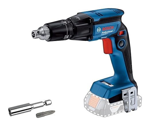 Bosch GTB 185-Li Professional Cordless Drywall Screwdriver, 18V, 4,500 rpm, 32 Nm, PowerSAVE mode, 0.95 kg + 1 x Screwdriver Bit PH2