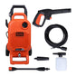 Black + Decker Bepw1800T 1700W 1810 Psi 125 Bar Pressure Washer for Car, Bike, Home & Garden Cleaning Use with Multiple Accessories Included, 1 Year...