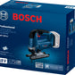 Bosch GST 185-Li Professional Cordless Jigsaw, 18V, 125 mm Cutting Depth, Dust Extraction, 2 kg + Carrying case, 1 x jigsaw blade (Solo Tool - 18V Batteries & Charger sold seperately)
