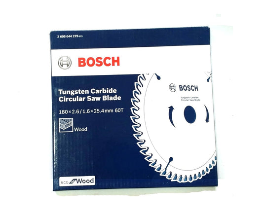 Bosch 2608644279 Eco for Wood Circular Saw Blade 180mm 7"x60T