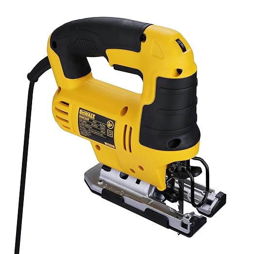 DEWALT DWE349-IN Jigsaw For Cutting Wood Metal and Plastic 650Watt with 6 Variable Speed