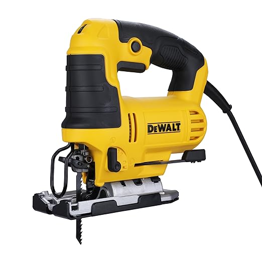 DEWALT DWE349-IN Jigsaw For Cutting Wood Metal and Plastic 650Watt with 6 Variable Speed