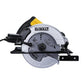 DEWALT DWE5615 1500W 184mm Compact Circular Saw with 2mm Thickness Stamp Steel Shoe for Sharp Cuts