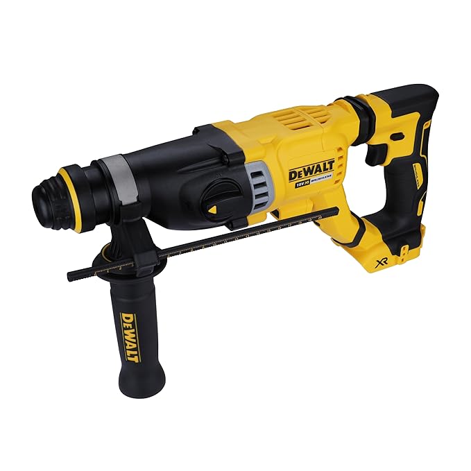 DEWALT DCH263N-XJ 28mm 18V XR Li-ion D-Handle SDS Plus Cordless Rotary Hammer with Brushless Motor -Perform and Protect Shield