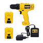 DEWALT DCD700D2 12V, 10mm XR Li ion Cordless Drill Driver with 2x2.0 Ah Batteries include