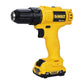 DEWALT DCD700D2 12V, 10mm XR Li ion Cordless Drill Driver with 2x2.0 Ah Batteries include