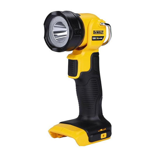 Dewalt DCL040-XJ 18 Volt Li-ion XR Cordless LED Pivot Light with 110 Lumen Output and 6 Hrs runtime on Single Battery Charge (Bare Tool)