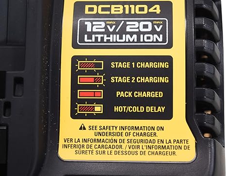 DEWALT DeWalt DCB1104 12V/20V 4 Amp Battery Charger