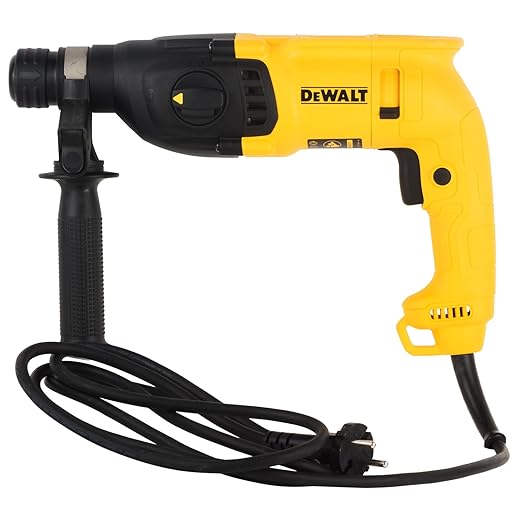 DEWALT D25033K 710W 22mm SDS-Plus 3-Mode Combi Hammer 2.1 J Impact Energy With DEWALT DW00702 SDS-Plus 6x50x110mm Extreme Drill Bit