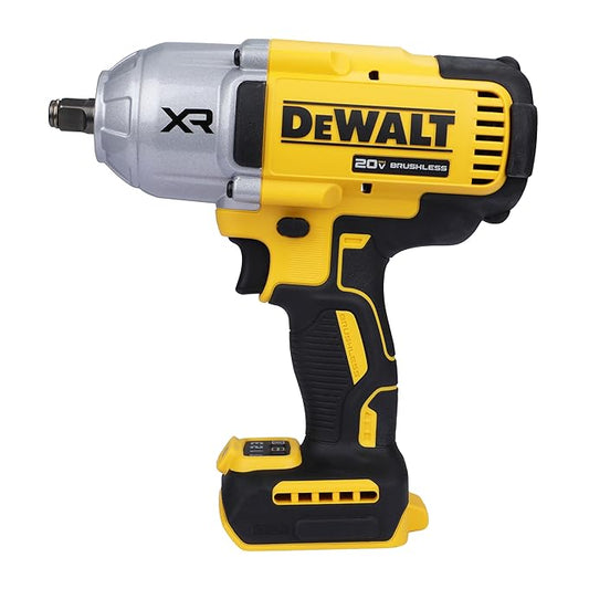 DEWALT DCF900N-B1 1/2'' 20V Max Li-ion Reversible Cordless Brushless Compact Impact Wrench, 1898 Nm Torque with LED Ring Lighting