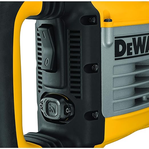 Dewalt D25951K 1600W 12kg SDS-Max Corded Electric Demolition Hammer 30.6 J Impact Energy with Active Vibration control includes Chisel-Perform and Protect Shield