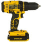 STANLEY SCD20C2K-B1 18V13mm Li-ion Cordless Drill Driver -2x1.3Ah Batteries Included