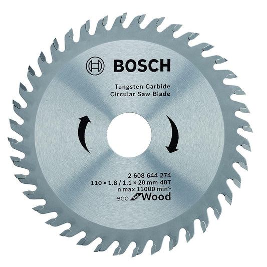 Bosch 2608644274 Eco for Wood Circular Saw Blade 4"X40T
