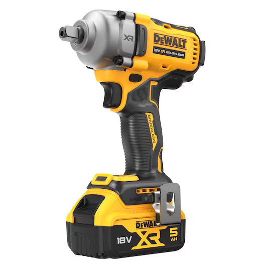 DCF892P2T-QW 18V XR® Brushless 1/2" Detent Pin Mid Torque Impact Wrench - 2 x 5Ah