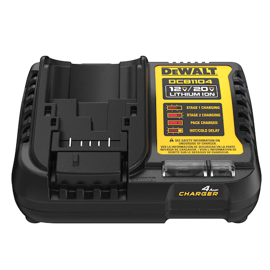 DEWALT DCB1104  12V MAX*/20V MAX*/FLEXVOLT® 4 Amp Charger