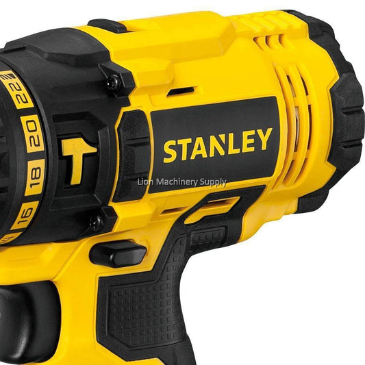 STANLEY SCH20C2K-B1 CORDLESS HAMMER DRILL DRIVER 18V 13MM - Come With 2pcs 1.3Ah Batteries - 2 Years Limited Warranty -