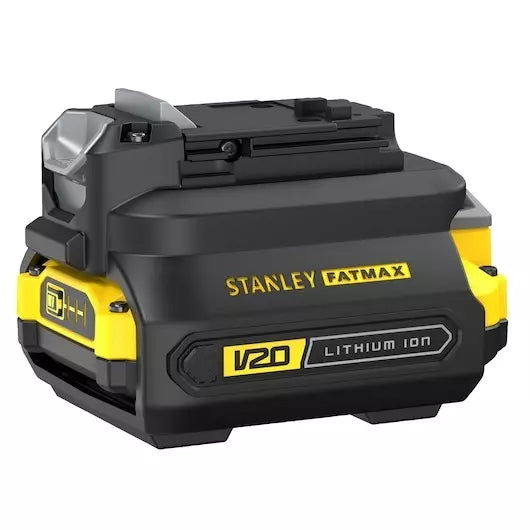 STANLEY Battery Adaptor Black and Yellow, SBA100-B1