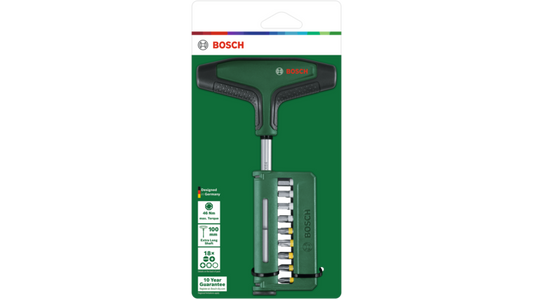 Bosch 1600A039J3 19-piece T-handle bit screwdriver set