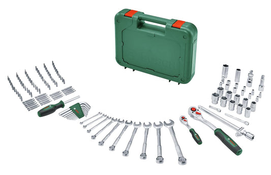BOSCH 132-Piece Advanced Fastening Set Comprehensive, Durable, And Ergonomic For Heavy-Duty Home Repairs And Diy Projects
