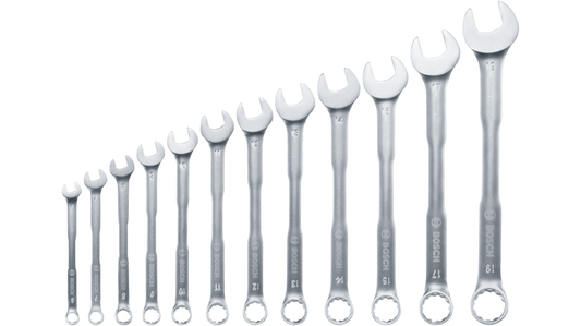 Bosch 1600A02Z9D Combination Wrench Set 12-Piece