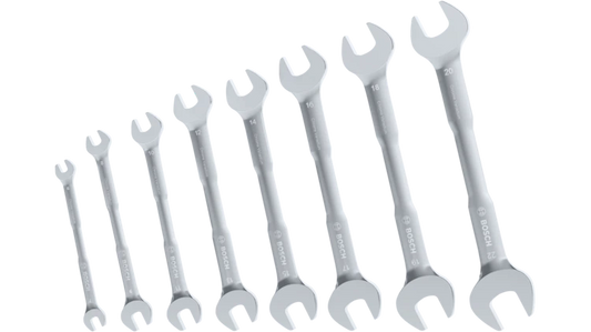 Bosch 1600A03HM8 Double Open-End Wrench Set 8-Piece