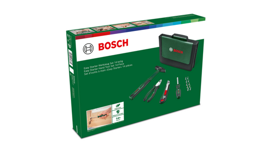 Bosch 1600A02BY3 Easy Starter Hand Tool Set 14-Piece