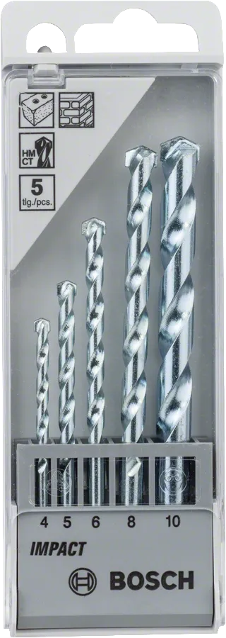 Bosch 2608590090 MASONRY DRILL BIT SETS CYL-1 - For Masonry Brick applications only