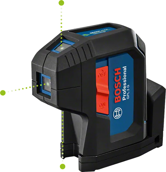 Bosch GPL 3 G Professional 3-Point Laser - plumb & cross alignment