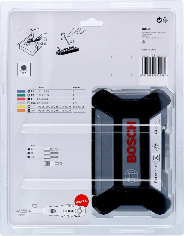 Bosch 2607017692 45-piece Customisable Screwdriver Bit Set