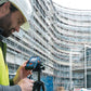 Bosch GLM 100-25 C Professional Laser Measure, 100m Range, Inbuilt Camera Viewfinder, IPS Display, Bluetooth Connectivity for Data Transfer,