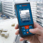 Bosch GLM 100-25 C Professional Laser Measure, 100m Range, Inbuilt Camera Viewfinder, IPS Display, Bluetooth Connectivity for Data Transfer,