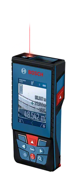 Bosch GLM 100-25 C Professional Laser Measure, 100m Range, Inbuilt Camera Viewfinder, IPS Display, Bluetooth Connectivity for Data Transfer,