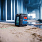 Bosch Professional GLL 50 G Line Laser - Green Laser Technology, 15m, Compact Design & IP55 Protection, Tripod Thread, 1/4", 2 x 1.5 V LR6 (AA), 3.7V Li-ion Battery, 1