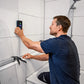 BOSCH GMS 120-27 Professional Wall Scanner Detector-Finds Metals, Live Wires, Wooden Studs in Drywalls, IP54 Dust & Splash Protection, 120 mm Range, Includes Pouch & Batteries