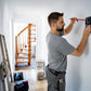 BOSCH GMS 120-27 Professional Wall Scanner Detector-Finds Metals, Live Wires, Wooden Studs in Drywalls, IP54 Dust & Splash Protection, 120 mm Range, Includes Pouch & Batteries