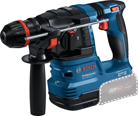 Bosch GBH 18V-22 X Solo Cordless Rotary Hammer with ONECHUCK