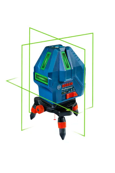 BOSCH GLL 50-15 XG Professional Line Laser – Green Laser Technology for Superior Visibility, User-Friendly HMI, Detachable Rotating Platform for Precise Positioning, 1 Year Warranty