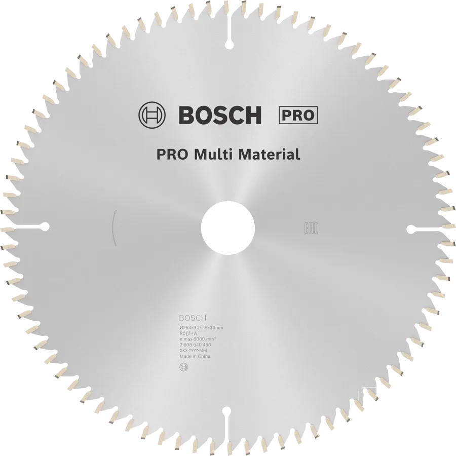 Bosch 2608642202 PRO Multi Material Circular Saw Blade 10"x100T