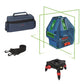 BOSCH GLL 50-15 XG Professional Line Laser – Green Laser Technology for Superior Visibility, User-Friendly HMI, Detachable Rotating Platform for Precise Positioning, 1 Year Warranty